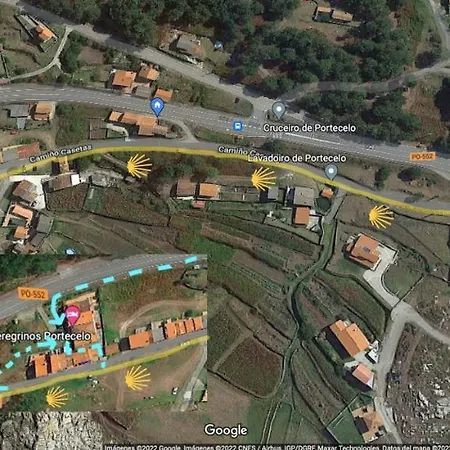 Apartment Peregrinos Por La Costa Camino Portugues As Casetas Rosal